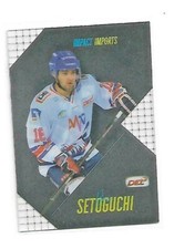 LED Playercard - Devin Setoguchi - Eagle Mannheim - Impact Imports Insert #II09