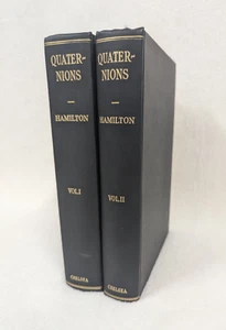 1969 Reprint Elements of Quaternions Sir William Rowan Hamilton ~ Third Edition - Picture 1 of 13