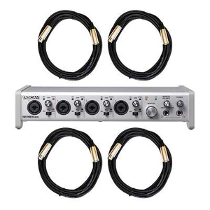 Tascam Series 208i USB Audio Interface Bundle with XLR Microphone Cables - Picture 1 of 4