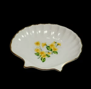 Portasapone/gioielli in ceramica a forma di conchiglia vintage made in Japan - Foto 1 di 7