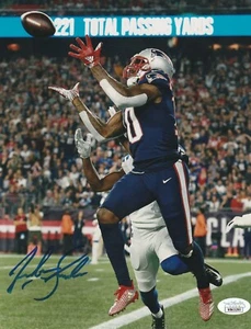 JOSH GORDON NEW ENGLAND PATRIOTS JSA AUTHENTIC BRADY 500th TD PASS SIGNED 8x10 - Picture 1 of 1