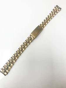Speidel Edelstahl Nagelneu 13mm Hong Kong Wasserdicht Goldfarben Band - Bild 1 von 5