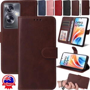 For OPPO A79 5G Shockproof Leather Magnetic Wallet Case Flip Stand Cover Strap - Picture 1 of 21