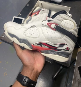 NIKE AIR JORDAN 8 OG BUGS BUNNY 1992 2 1 4 BRED AQUA ROYAL 5 6 SB OFF WHITE - Picture 1 of 4