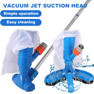 US Portable Swimming Pool Spa Pond Fountain Vacuum Brush Cleaner Cleaning Tools - Picture 1 of 41