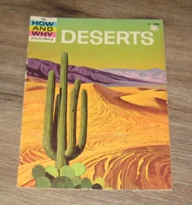 1965 How and Why Wonder BOOK of DESERTS Animals Plants - Picture 1 of 1