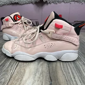 Nike Jordan 6 Anillos GS AJ6 Atmosphere Rosa Blanco 323419-602 Talla 5Y - Imagen 1 de 21