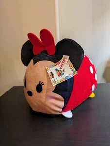 Tsum Tsum Disney Pixar Minnie Mouse weiches Plüschtier Stofftier Runde 1 Neu mit Etikett - Bild 1 von 7