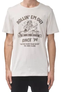 Herren Jungen T-Shirt Globe Rollin Tee Beige Oyster 100% Baumwolle - Bild 1 von 1