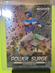 2022 PANINI PRIZM DRAFT PICKS POWER SURGE JUD FABIAN RC FLORIDA STATE SEMINOLES - Picture 1 of 2