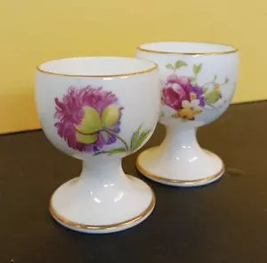 Royal Chelsea Egg Cups (2) Vintage Bone China Ceramic Decorative Collectibles - Picture 1 of 20