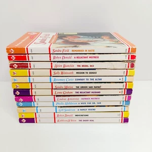 Mills and Boon Bulk lot of 12 Vintage Books Sexy Sweet Romance Women's Fiction - Picture 1 of 15