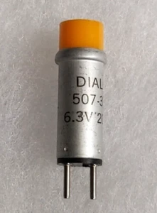 Cartridge Lamp 6.3 V 200ma Dialco Milky Orange - Picture 1 of 2