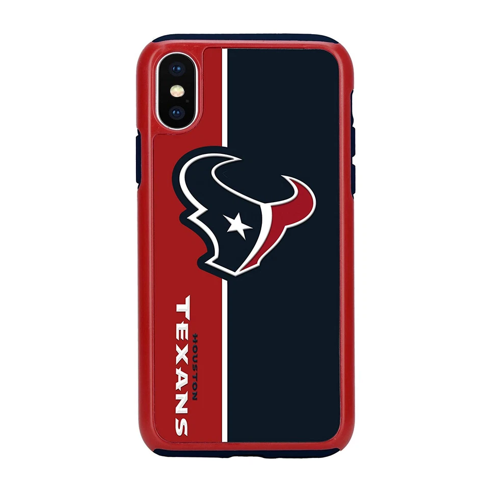 Funda audaz híbrida doble FOCO NFL Houston Texans para iPhone X y XS (5,8") Foto 1 de 1