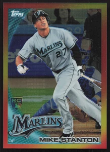 2010 Topps Baseball Mike Stanton Red Hot Rookies Exchange #RHR-4 RC - Picture 1 of 10