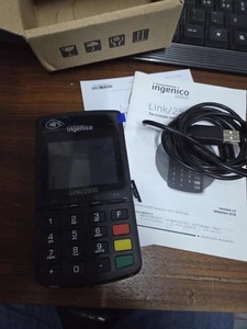 Ingenico Link 2500 Gray Wireless NFC/Contactless Credit Card carta di credito - Photo 1/3