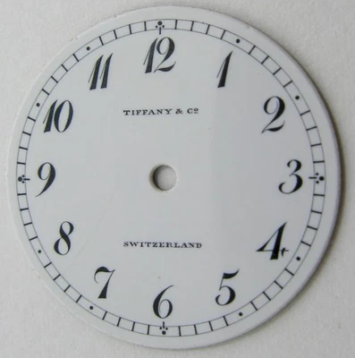 Reloj Tiffany & Co. de porcelana vintage esfera a presión 22,8 mm Foto 1 de 3