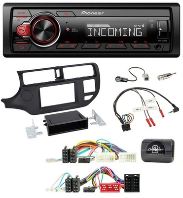 Pioneer Bluetooth USB DAB Lenkrad Autoradio für Kia Rio UB 2011-2015 schwarz - Bild 1 von 4