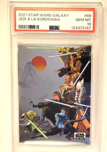 2021 Topps Chrome Star Wars Galaxy Jedi a la Kurosawa PSA 10 - Picture 1 of 2