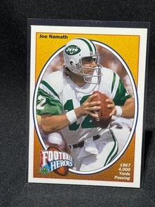 1991 Upper Deck - Football Heroes Joe Namath #12 Joe Namath - Imagen 1 de 2