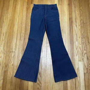 Pantalones de mezclilla vintage Levi’s 684 Bell para hombre lengüeta naranja hechos en EE. UU. años 70 - Imagen 1 de 17