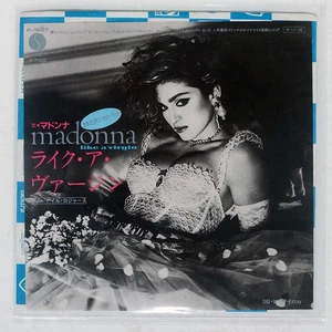 MADONNA LIKE A VIRGIN SIRE P1887 Japan COMPANY SLEEVE VINYL 7 - Picture 1 of 1