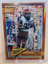 2018 Classics Timeless Treasures Premium Copper James Washington Rookie /15
