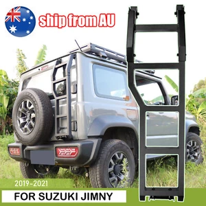For Suzuki Jimny 2019 2020 Rear Tailgate Ladder Climbing.Aluminum From Australia - Picture 1 of 6
