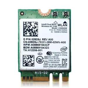 HighZer0 Electronics Wireless-AC 3160 Legacy WLAN Adapter | 433Mbps WLAN mit - Bild 1 von 5