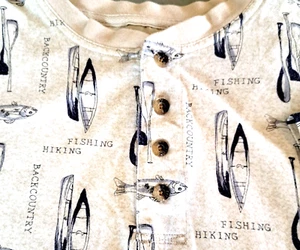 Vtg Sears Field Master Henley T- Shirt Men's L Gorp 100% Cotton Outdoors Boating - Picture 1 of 6