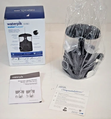 Waterpik Ultra Water Flosser, con 6 puntas, ADA aceptado, negro WP-112 - ENVÍO Y DEVOLUCIÓN GRATUITOS Foto 1 de 2
