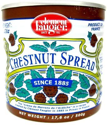 Chestnut Sweetened Vanilla Spread Cream By Clement Faugier 500g • 12.99$