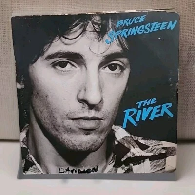 Bruce Springsteen The River LP Columbia 1980 PC2 36854 Lyrics Sheet Lp - Image 1 of 4