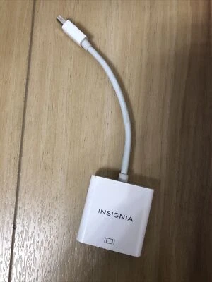 Insignia Mini DisplayPort to DVI Adapter Cable NS-PD94591-C Apple Mac Windows - Image 1 of 4