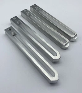 4 Spannpratzen extra Lang Alu M8 Spannschraube Spannabsatz , Spanneisen Fräsen - Bild 1 von 2