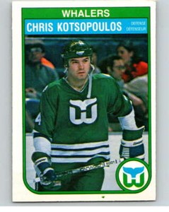 1982-83 O-Pee-Chee #124 Chris Kotsopoulos  RC Rookie Hartford Whalers V57957
