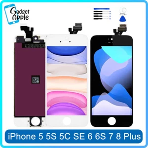 iPhone 8 7 6s 6 Plus SE 5s 5C 5 LCD Display Touch Screen Digitizer Replacement - Picture 1 of 51