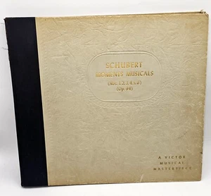 Schubert Moments Musicals (1-6 & Op.94) 78rpm Victor Red Seal Records- Shellac - Picture 1 of 15