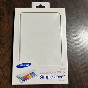 Samsung Galaxy Tab S 8.4 (wifi) Book Cover Case, Dazzling White - Picture 1 of 3