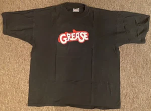 Grease "20th Anniversary" 1998 Movie Black T-Shirt Size Large Double Sided - Picture 1 of 5