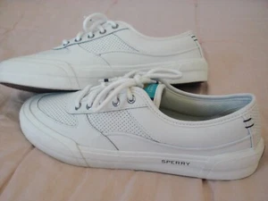 Sperry “Soletide” Suede Lace-Up Sneakers, NWOB* - Women’s 9.5 – White, Prep - Bild 1 von 13