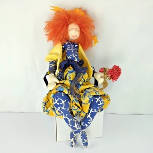 Charlie Patricolo | Mother Nature Helper Handmade Fabric Doll | Yellow Numbered - Picture 1 of 7