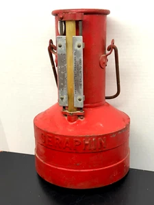 Vintage Red Seraphin Test Measure Co. Gasoline Pump Testing Device One Gallon - Picture 1 of 7