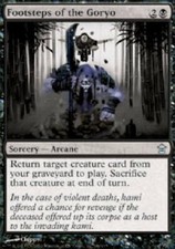 FOOTSTEPS OF THE GORYO X4 4 4X Saviors of Kamigawa MTG Magic Cards DJMagic