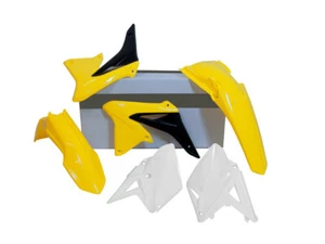 RTECH Plastic Kit Adjusts Suzuki Rmx 450 10-19 Yellow/White/Black - Bild 1 von 1
