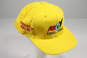 Otto Cap AES Power Eagle Valley Disaster Relief Hat Yellow Cotton 100% Cotton - Picture 1 of 7