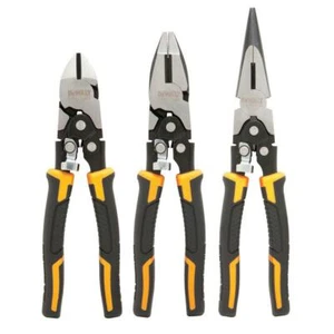 DeWALT DWHT70485 3-Piece Compound Action Plier Cutter Set - Pliers - Picture 1 of 4