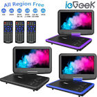 ieGeek 11.1" Portable DVD Player with Swivel Screen 5 Hours Battery Region Free