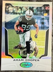 Amari Cooper 2017 certificado Panini #37 variación de espejo/299 marrones - Imagen 1 de 2