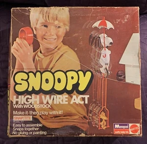 MONOGRAM MATTEL SNOOPY HIGH WIRE ACT WOODSTOCK 6661 C. 1971 MODEL KIT - Bild 1 von 8